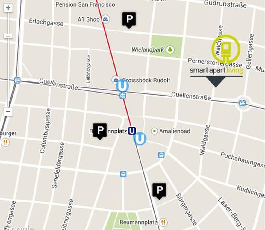 Smart Apart Living - Wien Hauptbahnhof - Self Check-In Luaran gambar